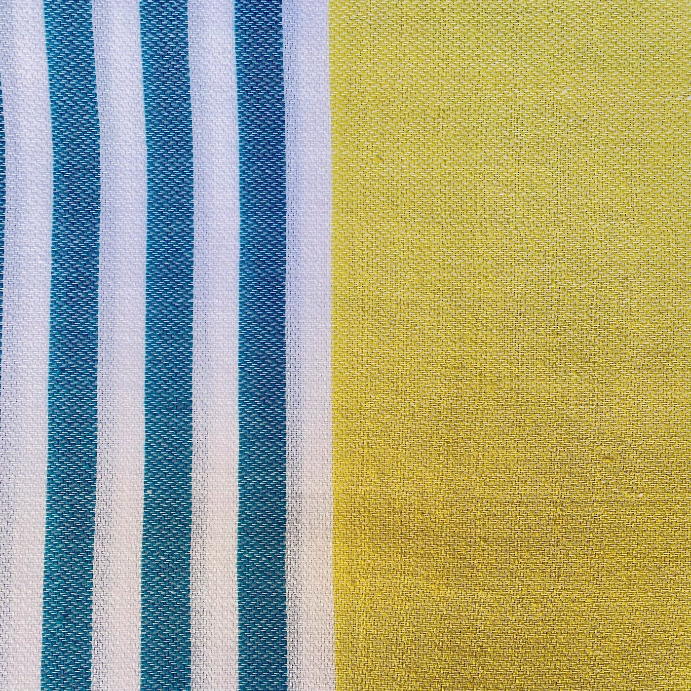 BUTTER CORNFLOWER BAR STRIPES